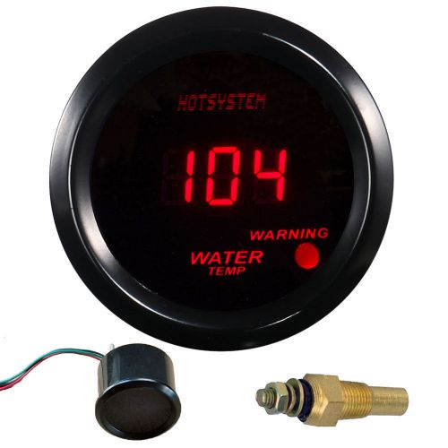 2&#034; 52mm hotsystem red digital led electronic water temperature gauge fahrenheit#