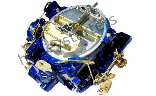 Rebuilt marine carburetor quadrajet for 305 cid v8 engines electric choke blue