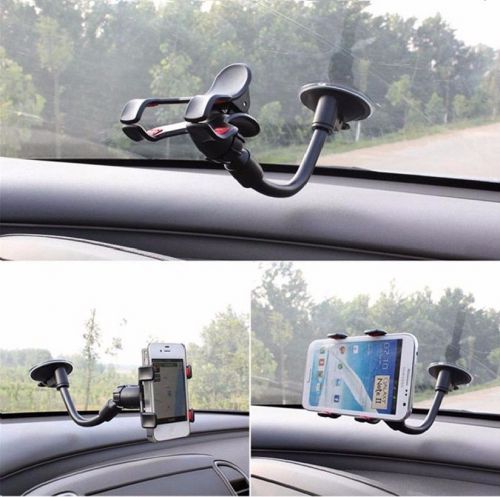 Universal mobile phone pda in car windshield suction mount holder cradle stand