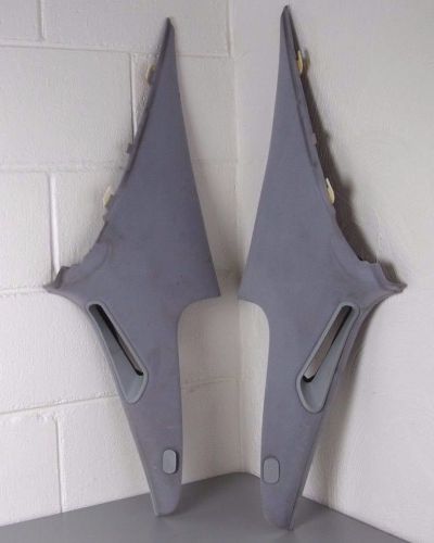 Gray grey pillar rear left and right interior trim cover 2206904425, 2206904325