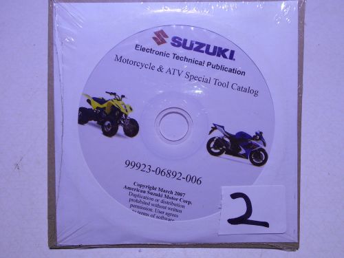 (new) suzuki motorcycle atv electronic techical special tool catalog cd ..#2