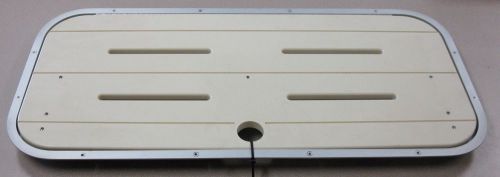 Boat storage bin door 16" x 36" gas struts to hold open new free shipping