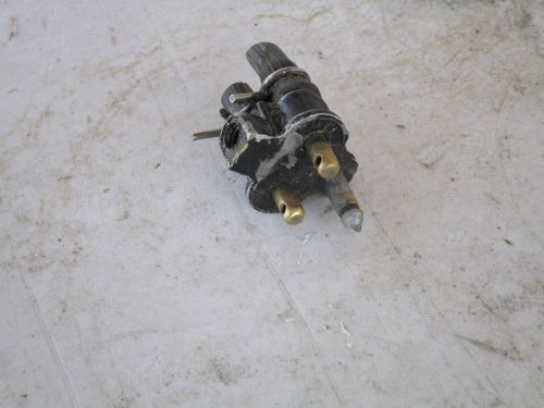 Vintage omc evinrude johnson outboard motor connector- 2 hose style- lqqk!