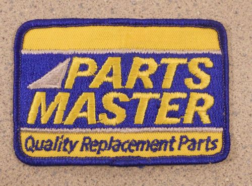 Vintage name tag patch parts master