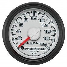 Autometer gauge, 2-1/16&#034; pyro (egt) 0-2,000 degrees f. factory match - 8545
