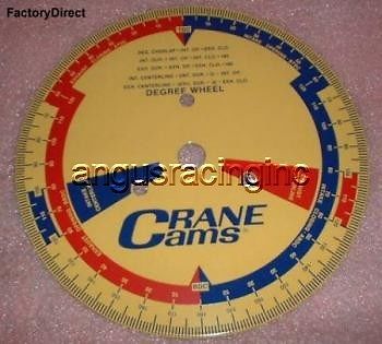 Timing degree wheel single sided *new*
