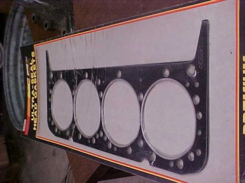 2 new mr gasket 5803 head gaskets for small block chevy 350 355 bowtie imca