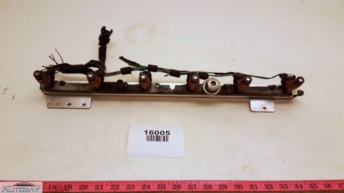 99-02 volvo s80 s60 v70 cx90 cx70 t6 fuel rail with injectors assembly oem