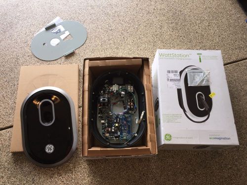 Ge wattstation cp02 - 30 amp level 2 evse charger - hard wired, damaged