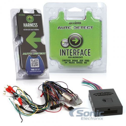 Axxess axxess ax-adbox1 + ax-adfd01 wire harness &amp; swc for select 2007-up ford