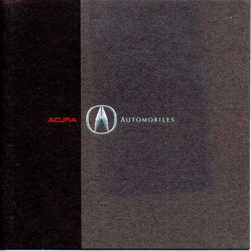 Acura 1992 dealer brochure nsx, vigor, legend, integra