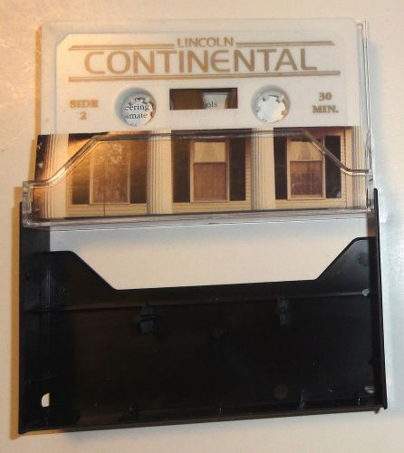Reduced to sell!  1989 lincoln continental  owner promotional cassette tape