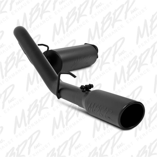 Mbrp exhaust s5500blk black series; cat back single side exit exhaust system