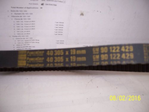 Nos timing belt buick, olds, pontiac 1.8&amp;2.0 4cyl 1982-90   #90122429