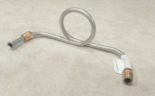 1966 mustang drum brake line, bowl to dist. block, oe steel, 6 cylinder