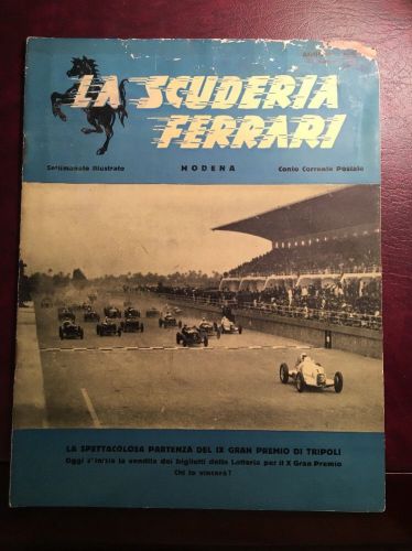 La scuderia ferrari magazine  including photo of adolph hitler very rare