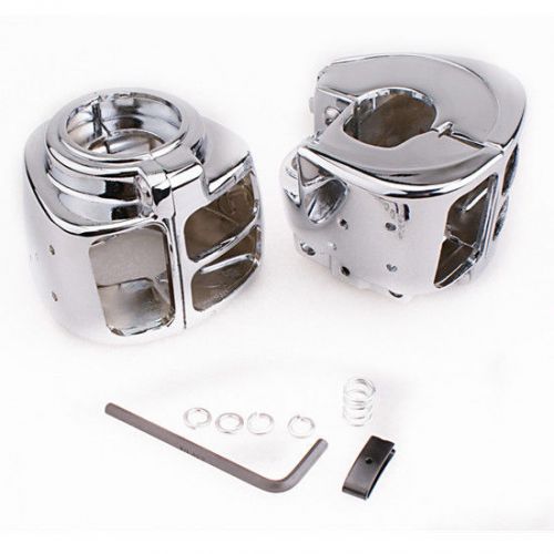 Switch housing chrome cover for harley davidson dyna springer dyna glide softail