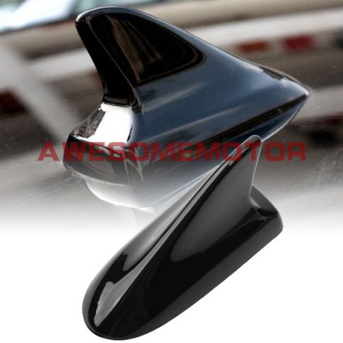 Car shark fin style dummy antenna aerial roof top decoration black for vw gti am
