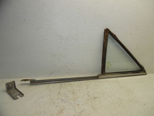 62 63 64 65 mercury meteor ford fairlane right rear door vent glass window
