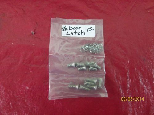 1947-54 chevy &amp; gmc truck stainless steel door latch bolts/screw set