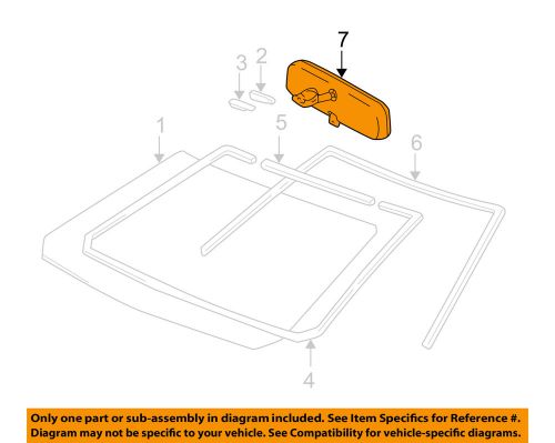Toyota oem 05-08 corolla windshield-mirror inside 8781002070