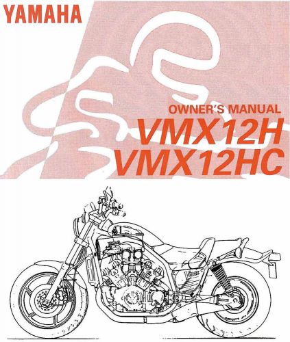 1996 yamaha v-max vmx12 motorcycle owners manual -vmax-vmx12h-yamaha-vmx12hc