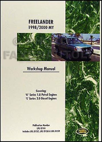 Land rover freelander shop manual 1998 1999 2000 repair service workshop book