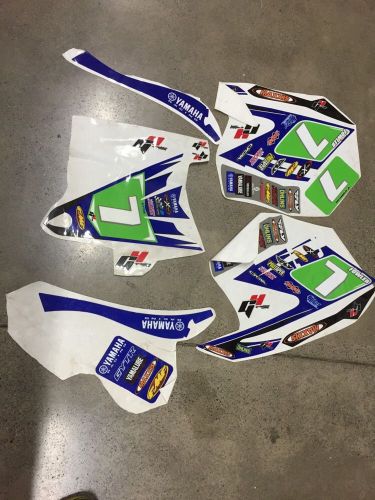 G4 walker fowler yfz450r yfz450x team yamaha graphics sticker kit gncc gytr