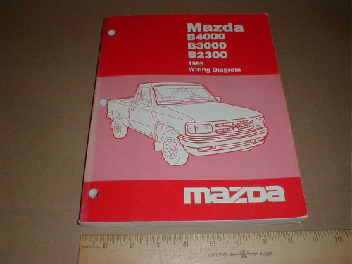 1995 mazda b4000 b3000 b2000 truck wiring diagram electrical shop repair manual