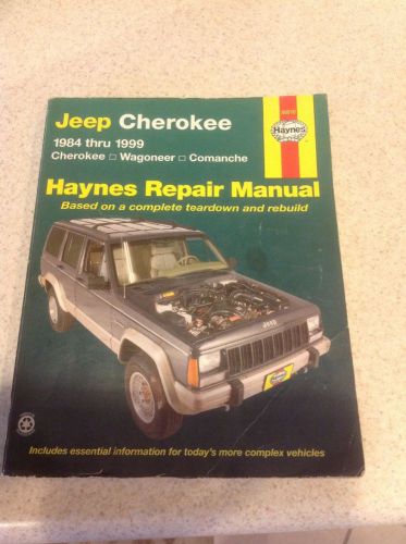 Jeep cherokee 1984 thru 1999 haynes repair manual