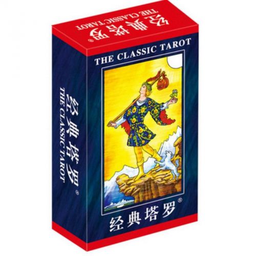 2 kinds option "classic tarot" board game 78 pcs/set boxed playing card family