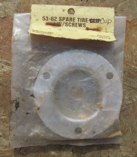 1953-62 chevy corvette spare tire cup, with screws ~one~ ~look~
