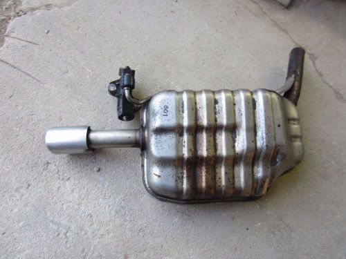 Oem audi a4 s4 muffler with hanger &amp; tip rh passenger side b6, exhaust 8e0120ak