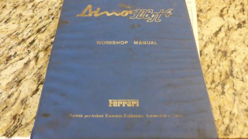 Ferrari  dino 308 gt4 workshop manual