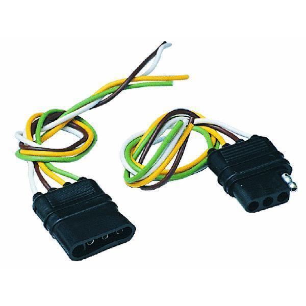 Hopkins 48175 basic wiring solution 4 wire flat vehicle & trailer side