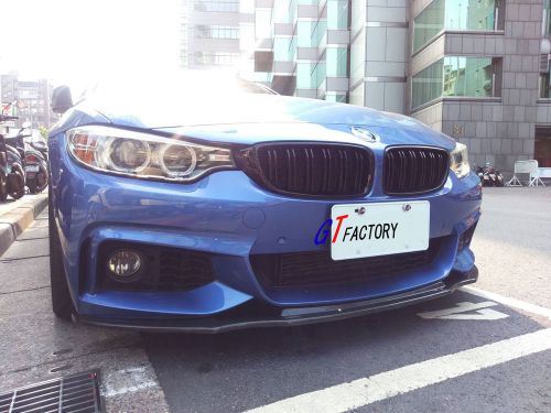 Bmw f32 f33 f36 4 series m tech m sport package carbon front lip spoiler r style