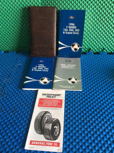 1996 ford f-series f150 f250 f350 super duty owner guide used with case