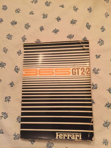 Ferrari 365 gt ownor manuals