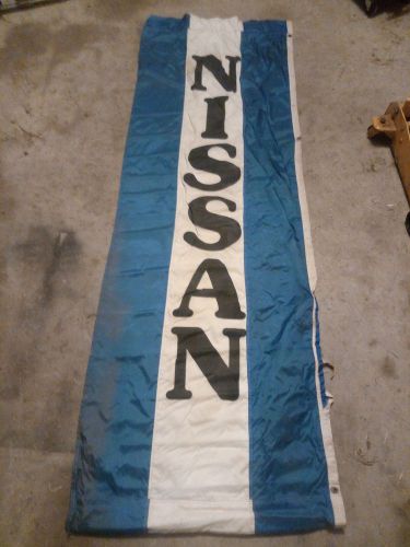 Vintage nissan dealership banner flag large