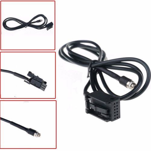 3.5mm female car aux auxiliary audio music adapter cable for bmw z4 e85 x3 e83