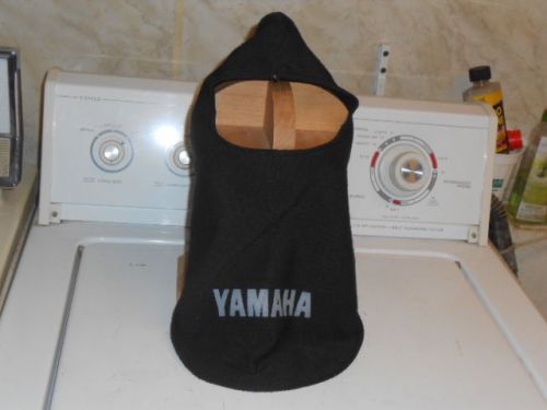 Yamaha polartec black snowmobile hood / face warmer mask