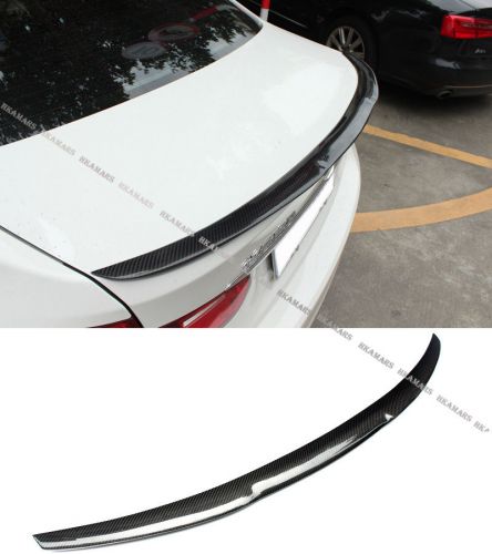 2014-2017 bmw f80 m3 sedan 4dr carbon fiber trunk spoiler style m4