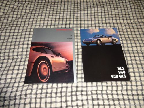 1993  porsche 911 968 928gts sales brochure  &amp; poster  nos