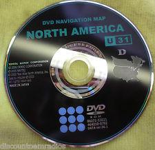 Dvd navigation map north america u31 d for toyota
