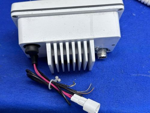 Standard horizon explorer gx1600 dsc vhf radio transceiver; white; clear mmsi