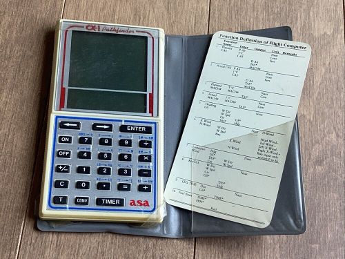ASA CX-1 Pathfinder Flight Computer Aviation Navigation Calculator Case Vintage, US $16.99, image 3