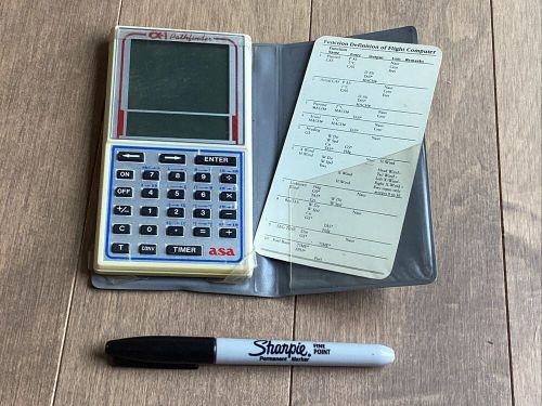 ASA CX-1 Pathfinder Flight Computer Aviation Navigation Calculator Case Vintage, US $16.99, image 4