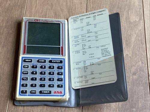 ASA CX-1 Pathfinder Flight Computer Aviation Navigation Calculator Case Vintage, US $16.99, image 6