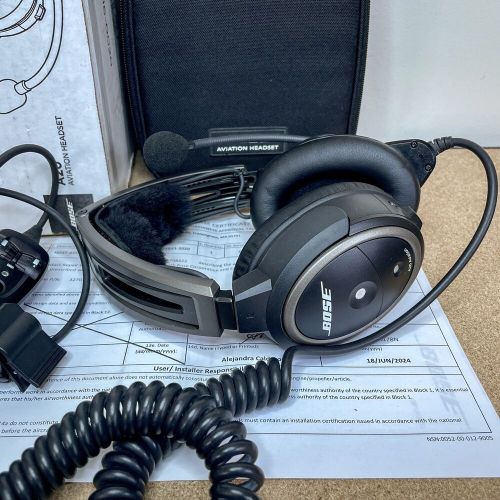 Refurbished Bose A20 ANR Aviation Headset Single Helicopter Plug With Bluetooth, US $950.00, image 2