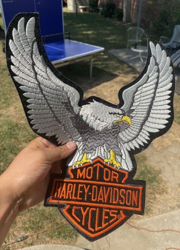 Harley Davidson Patch Rare Large Eagle 24x34 Biker, US $80.00, image 2